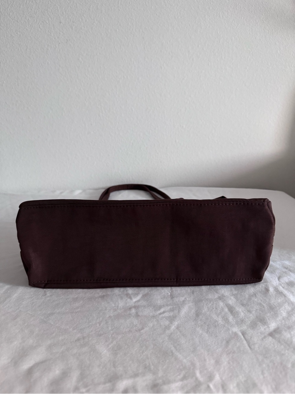 NWT Baggu Nylon Bowler Bag Coffee - Picture 6 of 7